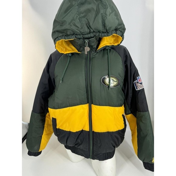 Other - Vintage 90s ProPlayer NFL Green Bay Packers Puffer Jacket - Size Large
